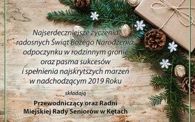 Świąteczne życzenia przesyła Miejska Rada Seniorów