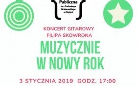 MUZYCZNIE W NOWY ROK w kęckiej bibliotece. Zapraszamy!