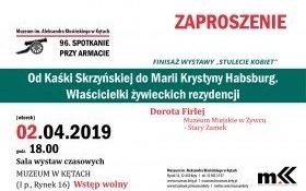 O Kobietach Habsburgów i nie tylko. Muzeum zaprasza na 96. Spotkanie przy armacie