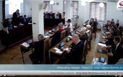 VIII Sesja Rady Miejskiej - transmisja na żywo