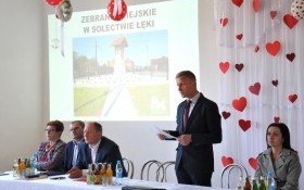 Zebranie Wiejskie w Łękach - relacja