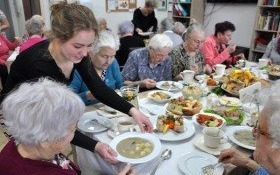 Wielkanocna uroczystość w Domu "Senior-Wigor" w Kętach
