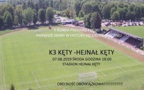 Pierwsze derby w historii kęckiej piłki nożnej już dziś wieczorem! Zapraszamy!