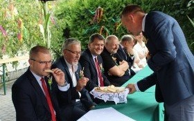 Dożynki w Łękach i tłumy mieszkańców