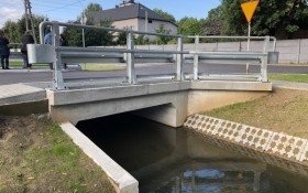 Przepust w Łękach gotowy