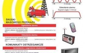 Uwaga! Jutro odbędzie się trening systemu wykrywania i alarmowania