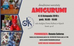 Warsztaty AMIGURUMI - zachęcamy do udziału!