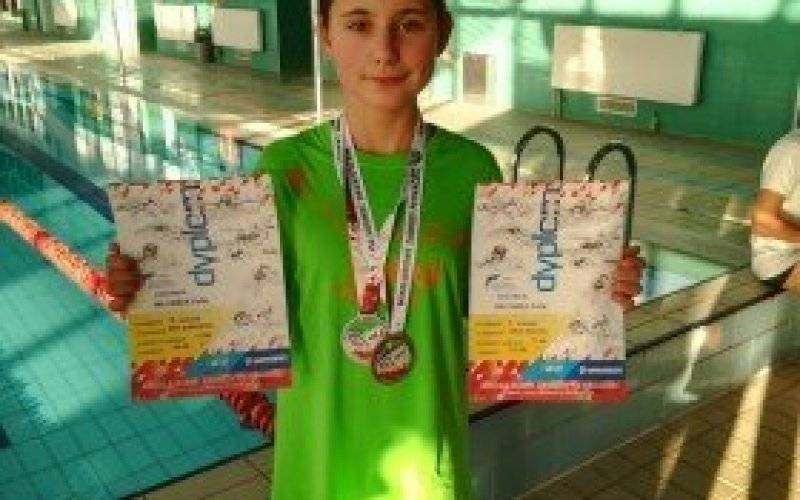 Pływackie zawody UKS "Sokół" Kęty - pierwszy raz w sezonie