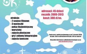 Artystyczna Zima w Mieście z Panem Kleksem – ruszyły zapisy!