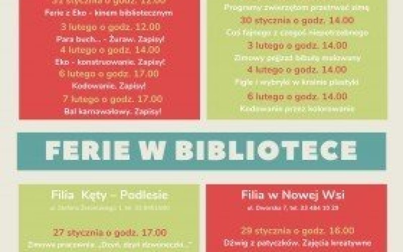 Ferie w bibliotece
