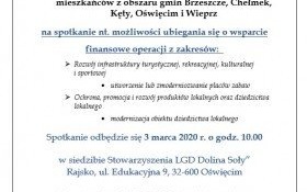 Przyjdź na spotkanie i dowiedz się jak zdobyć dotację!