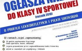 REKRUTACJA DO KLASY IV SPORTOWEJ