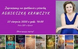 Spotkanie z pisarką Agnieszką Krawczyk w bibliotece - zapraszamy!