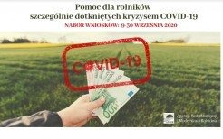 Rusza pomoc dla rolników szczególnie dotkniętych kryzysem COVID-19
