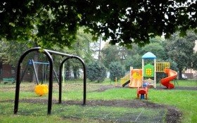 Plac zabaw na os. Królickiego już po odbiorze