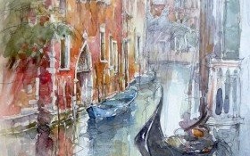 Wenecja - Amsterdam - Brugia w rysunku i akwareli Alicji Nikiel - wystawa online!