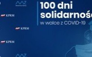 Premier przedstawił plan "100 dni solidarności w walce z Covid-19"