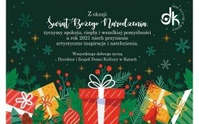 Życzenia na Boże Narodzenie od Domu Kultury w Kętach