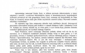 Burmistrz apeluje do Premiera RP - dzielcie pieniądze sprawiedliwie!