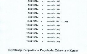 Terminy rejestracji do szczepienia. Sprawdź kiedy rejestrują się osoby z Twojego rocznika!