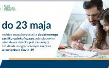Dodatkowy zasiłek opiekuńczy do 23 maja