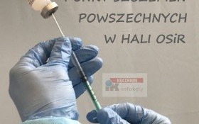 Kęty już szczepią na masową skalę! Dziś otwarto Punkt Szczepień Powszechnych w hali Ośrodka Sportu i Rekreacji
