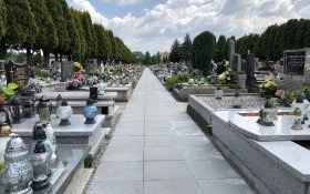 Nowe alejki na cmentarzach