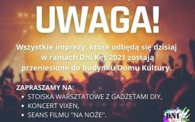 Dni Kęt 2021 - ważna zmiana na dziś!