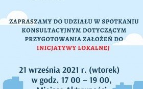 Spotkanie w sprawie inicjatywy lokalnej