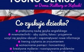 YOUNG GENIUS - KURS J. ANGIELSKIEGO DLA DZIECI w Domu Kultury w Kętach