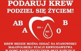 Pokaż serce - oddaj krew. Kolejna akcja krwiodawstwa już w najbliższą niedzielę!