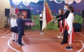 Ślubowanie klas pierwszych w ZSP nr 3 Kęty