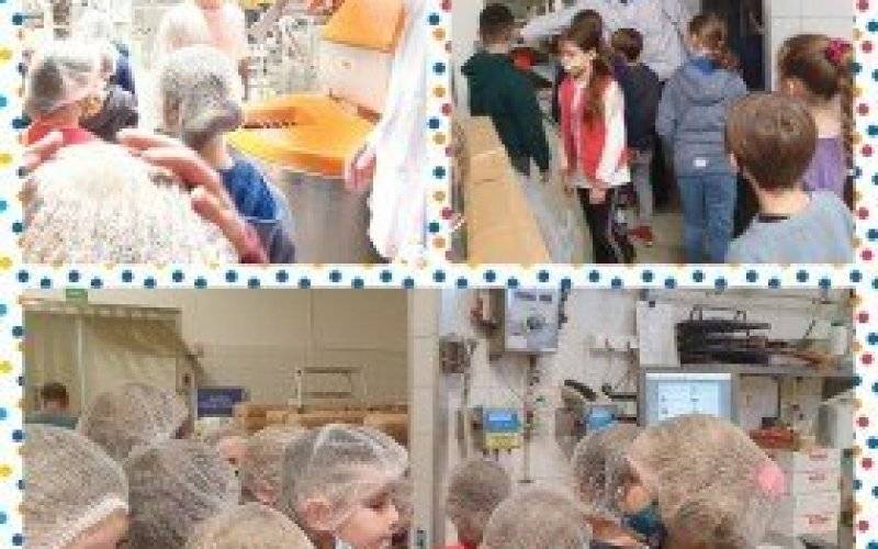 Uczniowie Szkoły Podstawowej w Nowej Wsi z wizytą w Piekarni PISKOREK