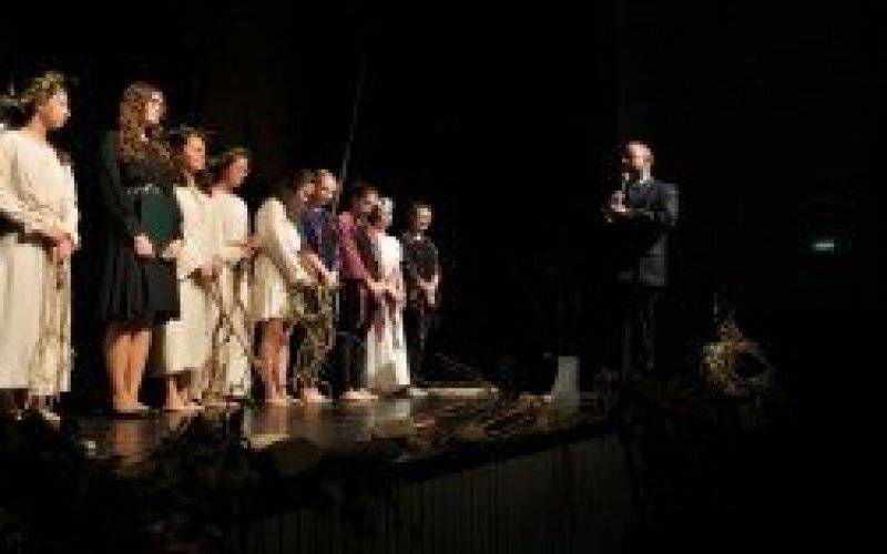 Spektakl "Widmo" w Domu Kultury w Kętach
