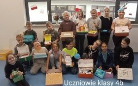 „Lektura w pudełku”, czyli twórcza praca klas czwartych w ZSP nr 3 Kęty