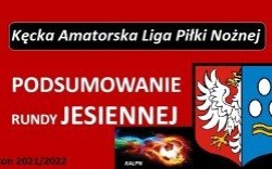 PODSUMOWANIE RUNDY JESIENNEJ KĘCKIEJ AMATORSKIEJ LIGI PIŁKI NOŻNEJ SEZONU 2021/2022 POD PATRONATEM BURMISTRZA GMINY KĘTY