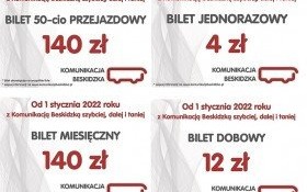 Z Komunikacją Beskidzką szybciej, dalej i taniej od nowego roku!