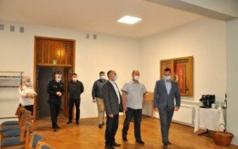Druhowie OSP w Witkowicach już korzystają z wyremontowanych pomieszczeń remizy