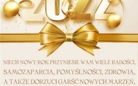 Noworoczne życzenia od DZIECI ze Świetlicy Środowiskowej w Kętach, SENIORÓW z Dziennego Domu Senior-Wigor oraz Dyrekcji i Pracowników Gminnego Ośrodka Pomocy Społecznej w Kętach