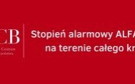 UWAGA! Do niedzieli obowiązuje pierwszy stopień alarmowy dla całego kraju