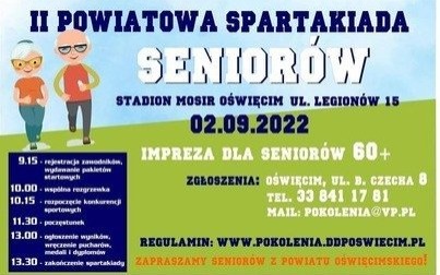 Zaproszenie dla seniorów z całego powiatu do sportowej rywalizacji