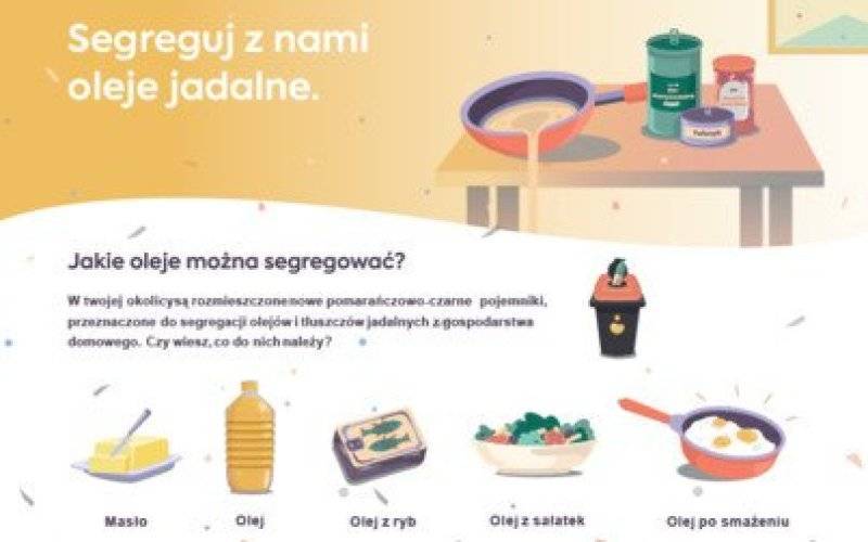Gdzie znajdę olej jadalny do segregowania?