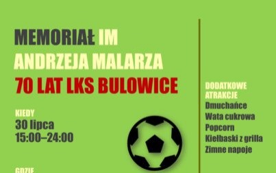 Memoriał im. A. Malarza i 70-lecie LKS Bulowice