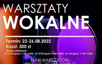WARSZTATY WOKALNE W DOMU KULTURY W KĘTACH