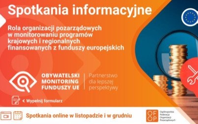 Obywatelski monitoring funduszy europejskich - nie przegap!