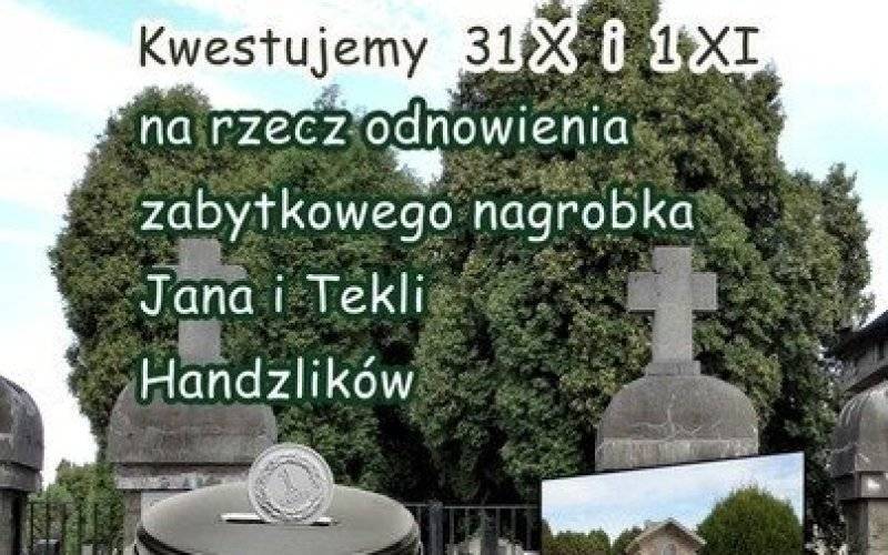 Kwesta na rzecz odnowienia zabytkowego nagrobka