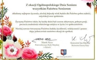 14 listopada - Ogólnopolski Dzień Seniora