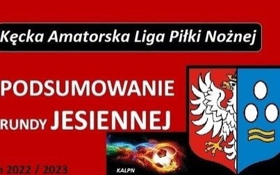 Podsumowanie rundy jesiennej Kęckiej Amatorskiej Ligi Piłki Nożnej sezonu 2022/2023 pod patronatem Burmistrza Gminy Kęty