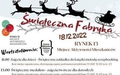 Fabryka świąteczna w kęckiej „Trzynastce”