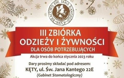 III Zbiórka odzieży i żywności dla osób potrzebujących